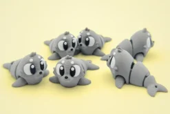 mini animal articulado 3d - foca