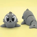 mini animal articulado 3d - foca