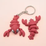 mini animal articulado 3d - langosta