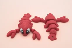 mini animal articulado 3d - langosta