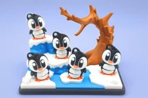 mini animal articulado 3d - pingüino
