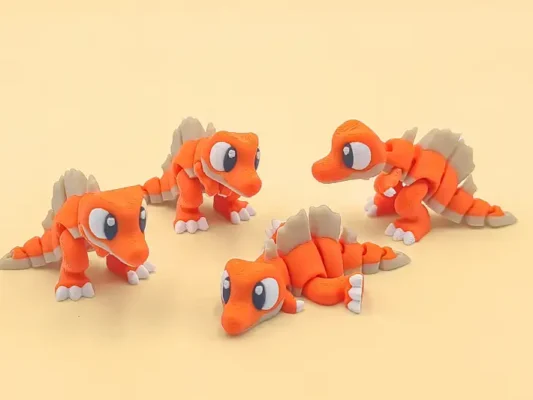 animales articulados 3d_dinosaurios 3d_spinosaurio