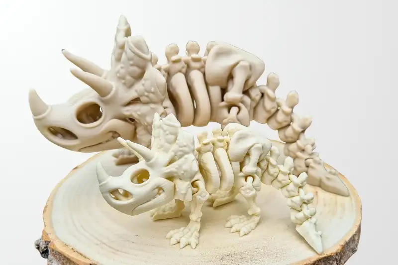 esqueletos de dinosaurios articulados en 3D