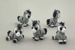 animales articulados 3d_animales de la granja_ burro