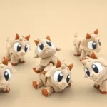 animales articulados 3d_animales de la granja_ cabra