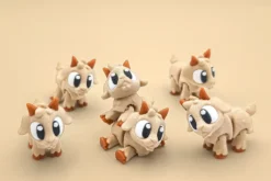 animales articulados 3d_animales de la granja_ cabra