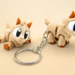 animales articulados 3d_animales de la granja_ cabra