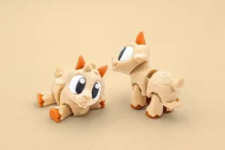 animales articulados 3d_animales de la granja_ cabra