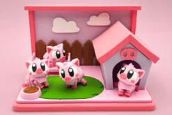 animales articulados 3d_animales de la granja_ cerdo