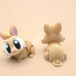 animales articulados 3d_animales de la granja_ conejo