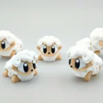 animales articulados 3d_animales de la granja_ oveja