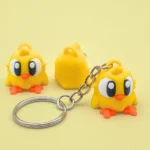 animales articulados 3d_animales de la granja_ pollito