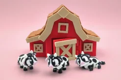 animales articulados 3d_animales de la granja_ vaca