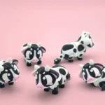 animales articulados 3d_animales de la granja_ vaca