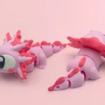 animales articulados 3d_animales del bosque_ ajolote