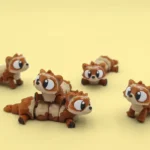animales articulados 3d_mascotas 3d_huron en 3d