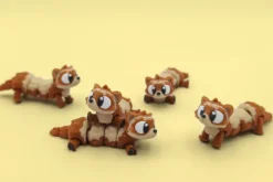 animales articulados 3d_mascotas 3d_huron en 3d