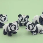 animales articulados 3d_animales del bosque_ oso panda