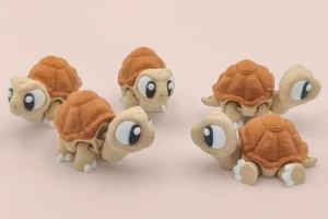 animales articulados 3d_mascotas_ tortuga en 3d