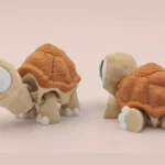 animales articulados 3d_mascotas_ tortuga en 3d