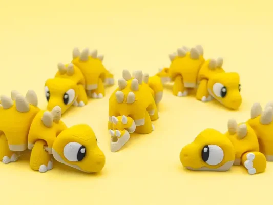 animales articulados 3d_dinosaurios 3d_estegosaurio