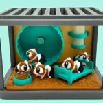 animales articulados 3d_mascotas_ cobaya en 3d