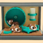 animales articulados 3d_mascotas_ hamster en 3d