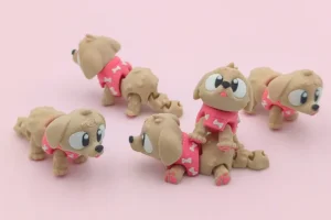 animales articulados 3d_mascotas_ golden retriever en 3d