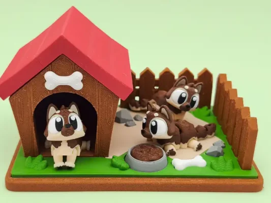 animales articulados 3d_mascotas_ pastor aleman en 3d