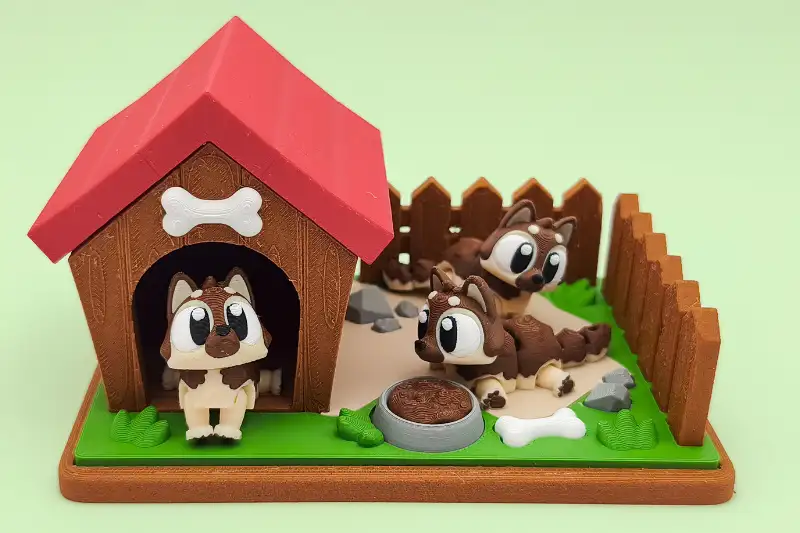 animales articulados 3d_mascotas_ pastor aleman en 3d