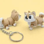 animales articulados 3d_mascotas_ shiba inu en 3d