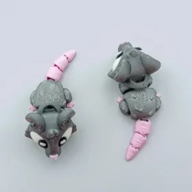 Mini rata articulada en 3D