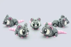 Mini rata articulada en 3D