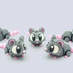 Mini rata articulada en 3D