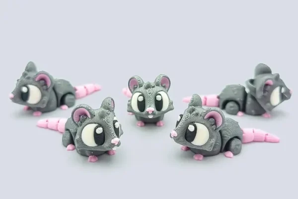 Mini rata articulada en 3D