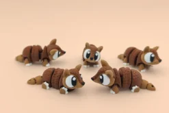 🦫 Armadillo articulado en 3D