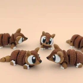 🦫 Armadillo articulado en 3D