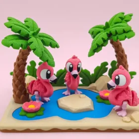 🦩 Flamenco articulado en 3D