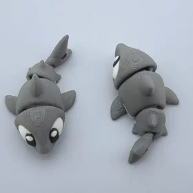 🦈 Tiburón articulado en 3D