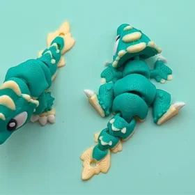 🦕 Mini Velociraptor articulado en 3D