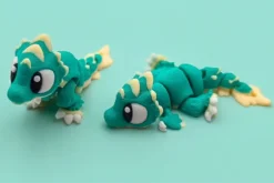 🦕 Mini Velociraptor articulado en 3D