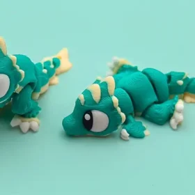 🦕 Mini Velociraptor articulado en 3D