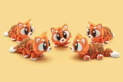 🐈 Mini gato atigrado articulado en 3D