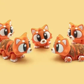 🐈 Mini gato atigrado articulado en 3D