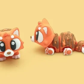 🐈 Mini gato atigrado articulado en 3D