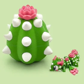 🌵Mini dragón articulado de cactus