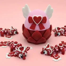 Dragón de corazones