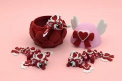 Dragón de corazones