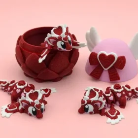 Dragón de corazones