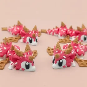 dragón de helado y huevo de dragón